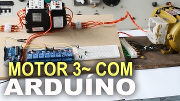 Motor Tifásico ligado com Arduíno!