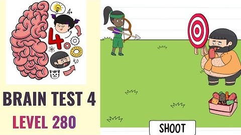 🧠 Brain Test 4 Level 280 | Jenny must hit the target | Walkthrough
