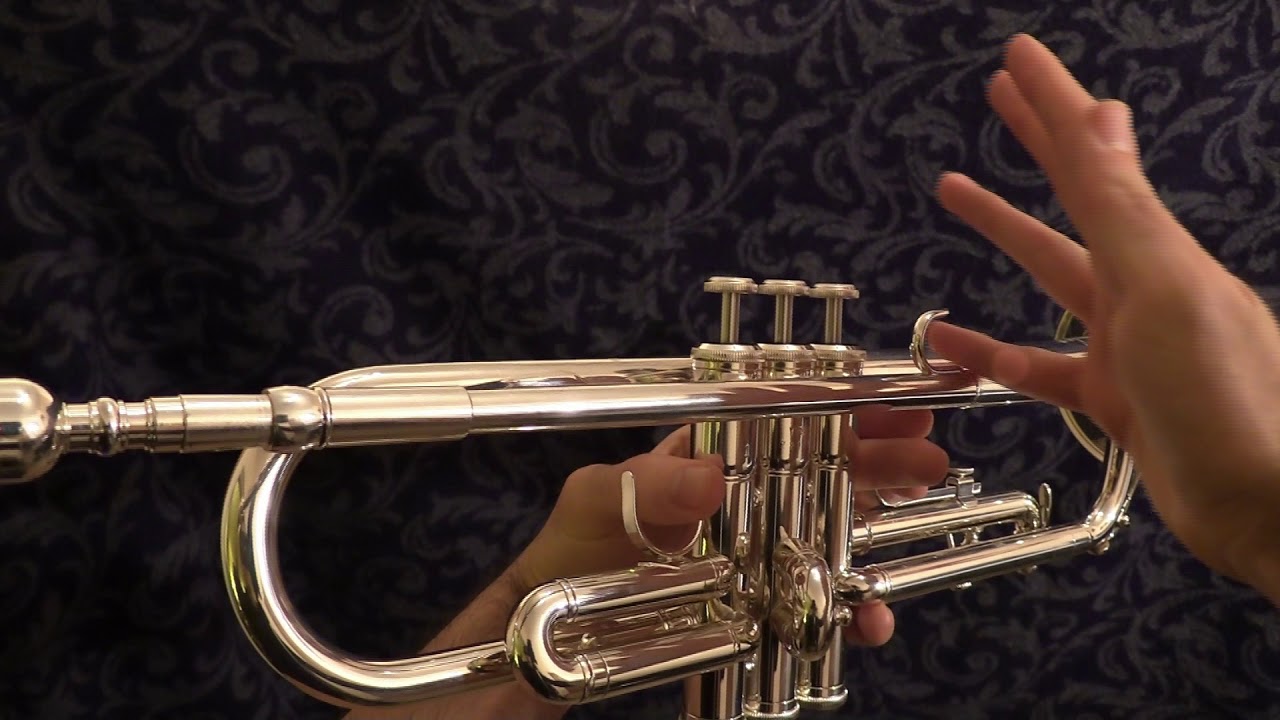 How to Hold a Trumpet or Cornet Correctly - Brass for Beginners 