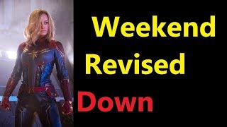Captain Marvel 2nd Weekend Revised Down. Box Office Mojo Coverup?