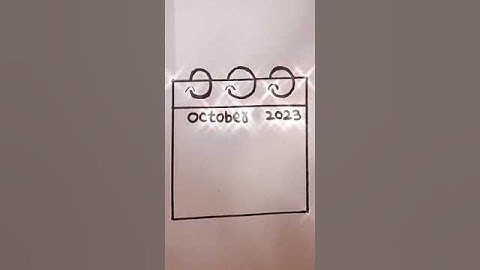 calendar doodle drawing  #how #easydrawing #youtubeshort #drawingshorts #shorts#doodle  #how to draw