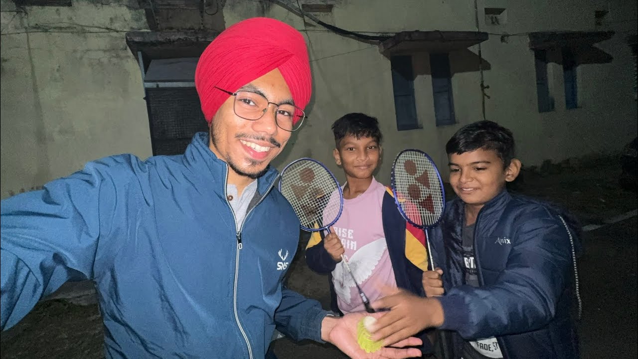 Playing Badminton 🏸 With Boys 🤣 At Night Gone Wrong 