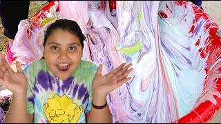 I Mixed 100 Pounds Of Old Slime Oddly Satisfying