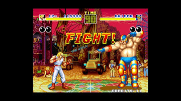 Fatal Fury: King of Fighters - Arcade Playthrough - Andy Bogard