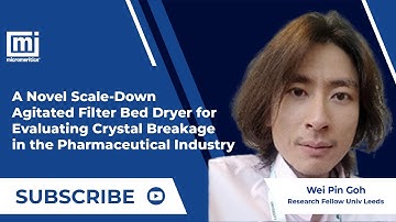 Scale-Down Agitated Filter Bed Dryer for Evaluating Crystal Breakage in the Pharmaceutical Industry