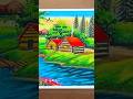 Relaxing Pastel Landscape Drawing | Easy Step by Step