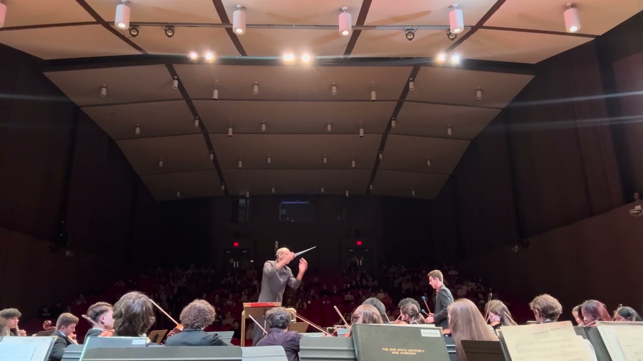 Concerto for Marimba and  String Orchestra by E. Séjourné. OSU Symphony Orchestra. 