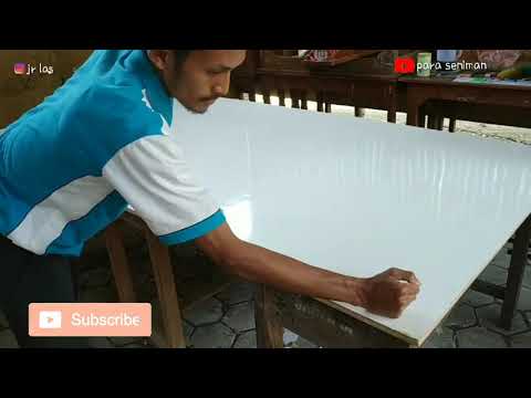 Berikut proses cara membuat papan tulis whiteboard dengan ukuran 120 x 60 cm untuk menulis dan belaj. 