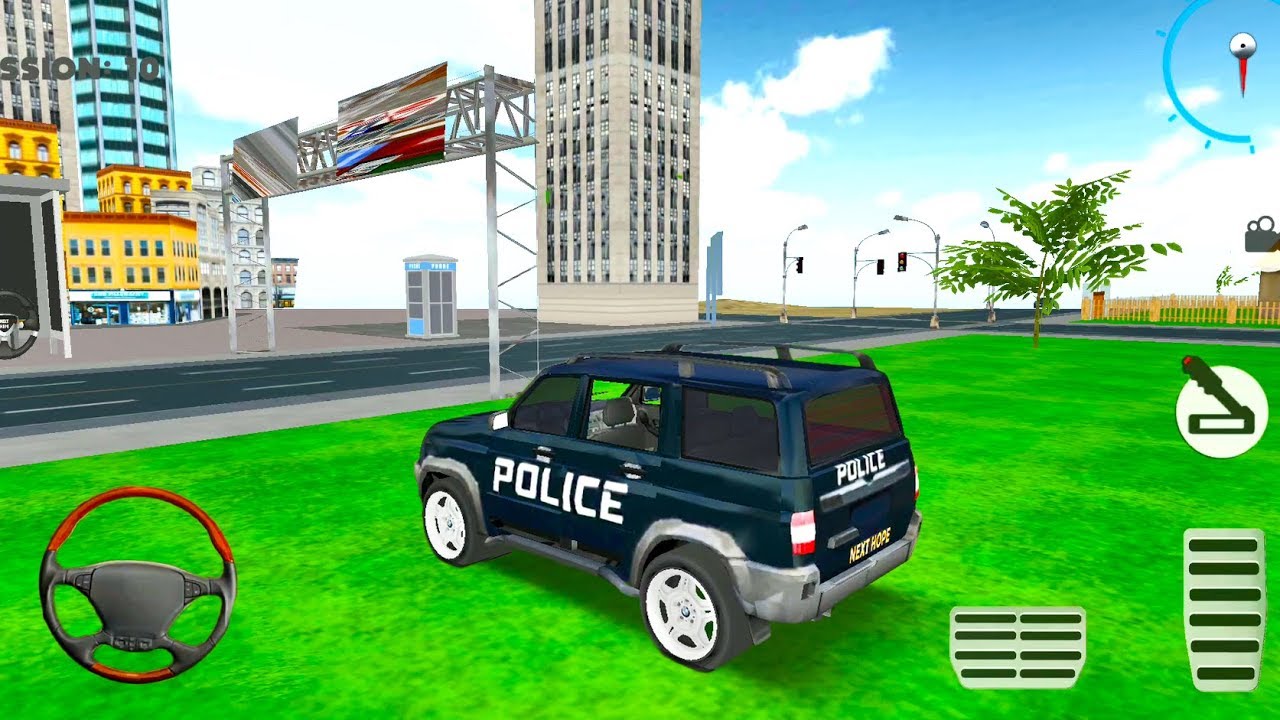 Police - Ambulance SUV - Prado Car Driving Simulation #2 - Android Gameplay
