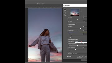 sky replacement in Photoshop in one click away