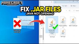 How To Fix .JAR Files Not Working For Minecraft Mods/Servers - Java Files Not Opening