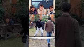 Tom Holland's reaction to this funny animated video #tomholland #funny #trytolaugh #reaction