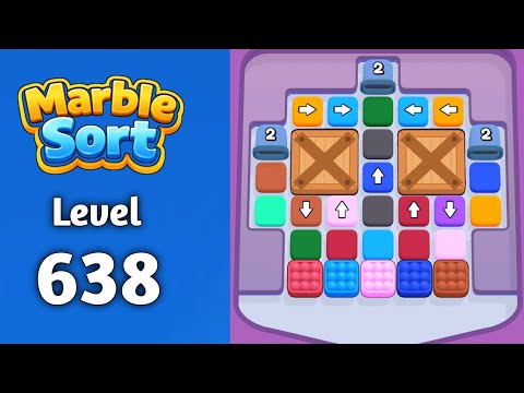 Marble sort Level 638 walkthrough solution 