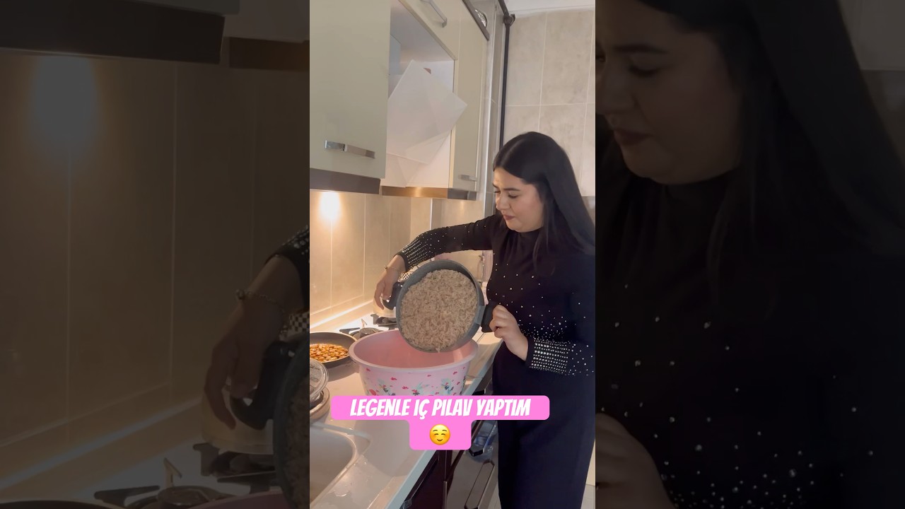Legenle pilav yaptım ☺️ #içpilav #misafir #yemektarifleri #vlog #yemek Legenle pilav yaptım ☺️ #içpilav #misafir #yemektarifleri #vlog #yemek