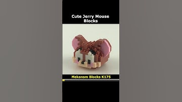Jerry Mouse K175 Mini Blocks Preview #lego #brick #miniblock #nanoblock #block