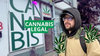 VIVIENDO en un país donde el CANNABIS es LEGAL...🌿 ¿Cómo es realmente? 🍁💨