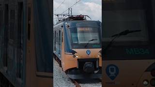 MetrôBH | TUE CAF SERIE 1000 alinhando na estação NOVO ELDORADO #train #trens #automobile #railway
