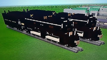 Minecraft N&W Class A 2-6-6-4 train Tutorial Part 1