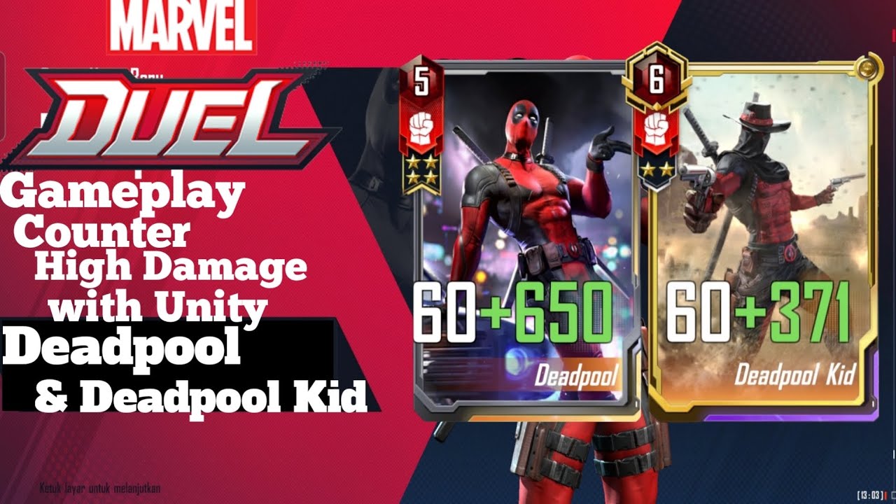 Unity Deadpool Marvel Duel | Deadpool Kid with Unity Deadpool - YouTube