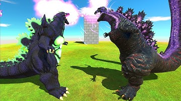 SUPER GODZILLA vs SPACE GODZILLA - Animal Revolt Battle Simulator