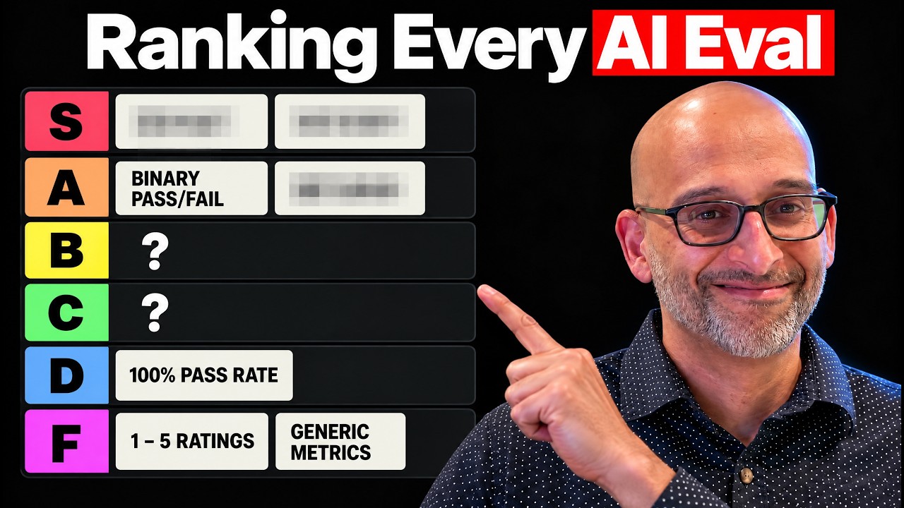 I Ranked Every AI Eval Concept From Worst to Best thumbnail