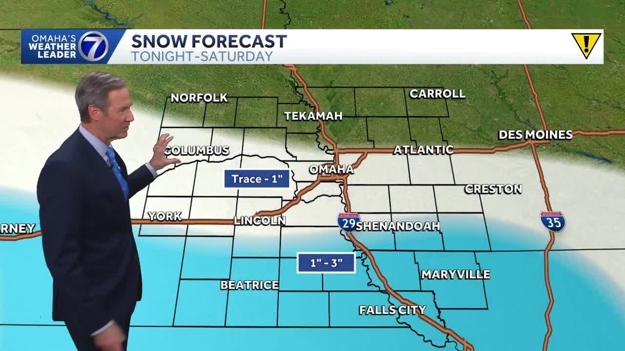 Light snow in the forecast for Omaha - YouTube