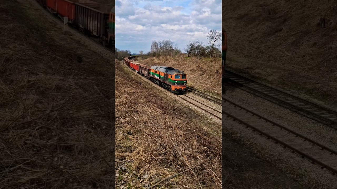 Gagarin M62BF-3102 PolMiedźTrans na linii podsudeckiej zmierza do Paczkowa na załadunek 