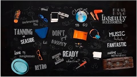 Chalkboard TRAVEL AE Template