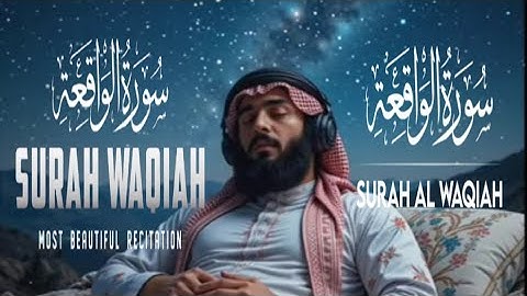 Surah Al Waqiah سورة الواقعة Deep Sleep Lofi Healing All Ramadan Nights With qarn kareem  #lofiquran
