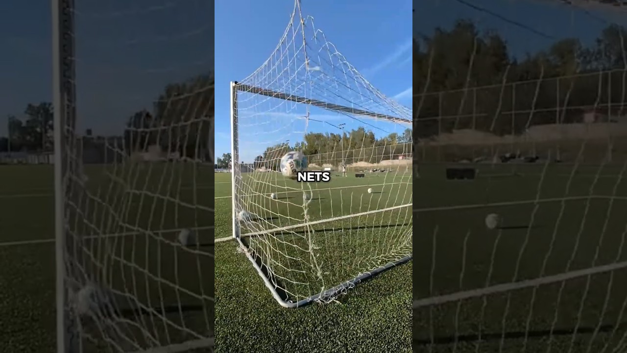 Why do Football Goals Have Nets? 🤔 #football