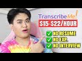 Transcription Job For Beginners Transcribe Me Registration Online Jobs Philippines 