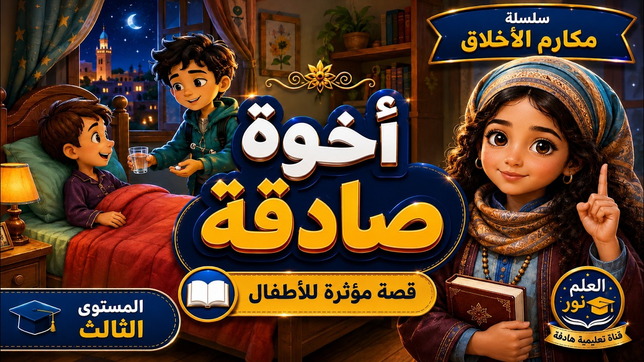 قصص للأطفال قصة أخوة صادقة #تحدي_القراءة_العربي #قصص_اطفال - YouTube
