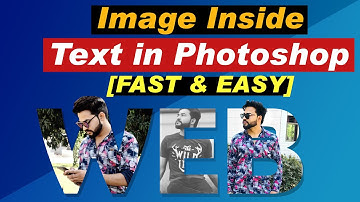 How To Put an Image Inside of Text in Photoshop [FAST & EASY]