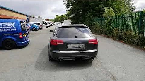 Audi A6 C6 3.0 TDi fited with rear silencer deletes and dpf delete