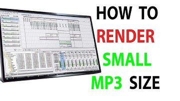 HOW TO RENDER SMALL MP3 SIZE ON SONY ACID - DEEJAY CLEF THE DECK TERRORIST [2020]