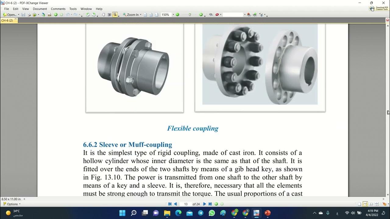 Machine design CH6 part 3 keys &Coupling YouTube
