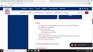 NWSCC Library Website Overview