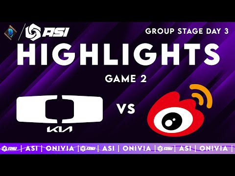 DK vs WBG Highlights Game 2 | Asia Invitational 2025 | Dplus KIA vs Weibo Gaming by Onivia