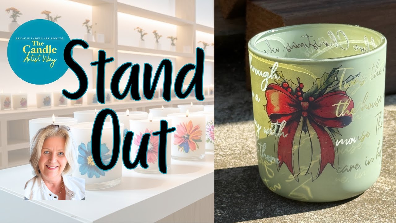 How We Made This Magical Christmas Candle!