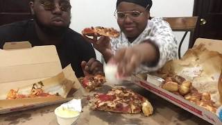 *ASMR* DOMINOS PIZZA & WINGS MUKBANG  (SOFT EATING SOUNDS) screenshot 5