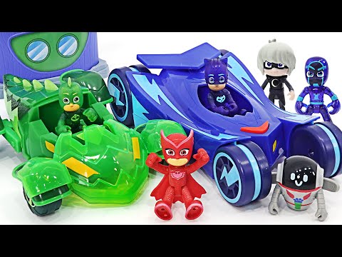 PJ Masks <strong>Glow</strong> &amp;amp; <strong>Go</strong> Cat-Car and Gekko-Mobile! <strong>Go</strong>! | DuDuPopTOY
