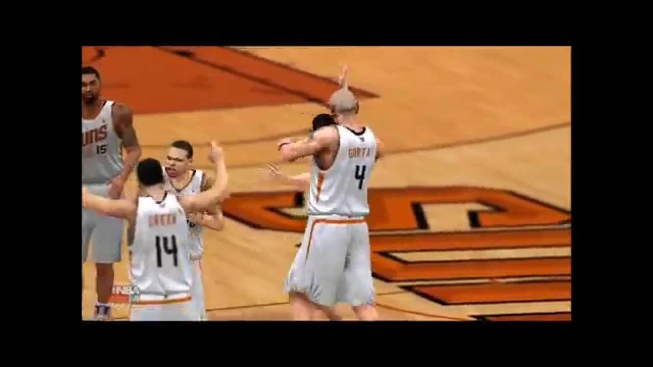 NBA 2K14 Crazy buzzer beater with Goran Dragic with  .7 seconds left!!