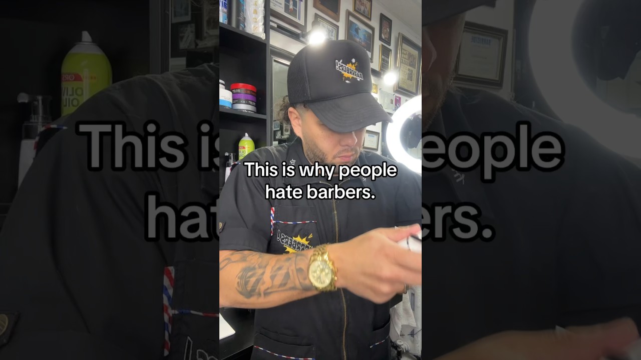 This is why people hate barbers. #barbershop