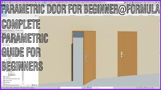 Revit Family Parametric Door (Open/Close)Beginner Tutorials Wealth