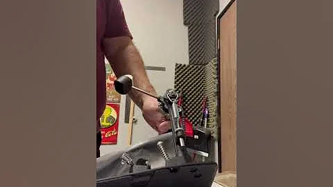 How to adjust a bass drum pedal