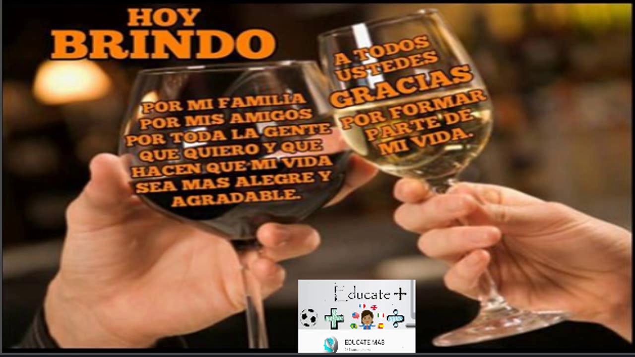 brindo por tu amistad es valiosa y agradable para mi ! gracias amigos! amistad meaning