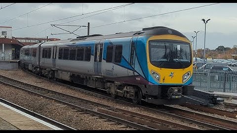 Double TPE Class 185 - 185110 and 185119 departing York on 1P69 MCV to MBR (31/10/25)