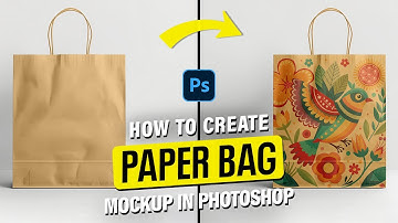 How to Create Paper Bag Mockup in Photoshop | Photoshop Tutorial 2025 | Am Graphix