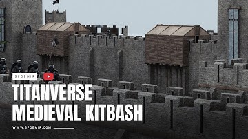 Medieval Kitbash Test Scene - SFDEMIR