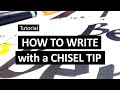 Graphic recording tutorial 26  how to write with a chisel tip